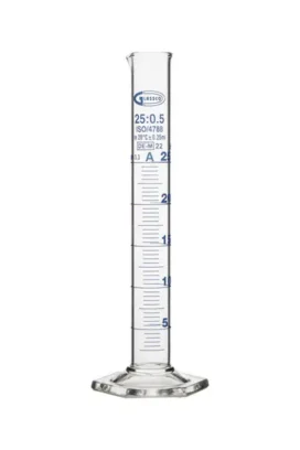 PROBETA GRADUADA DE VIDRIO DE 25 ML