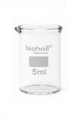 VASO DE PRECIPITADO DE VIDRIO DE 5 ML