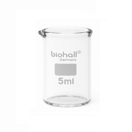 VASO DE PRECIPITADO DE VIDRIO DE 5 ML