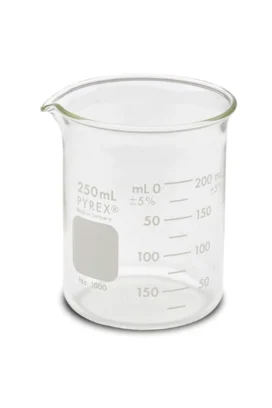 VASO DE PRECIPITADO DE VIDRIO DE 250 ML