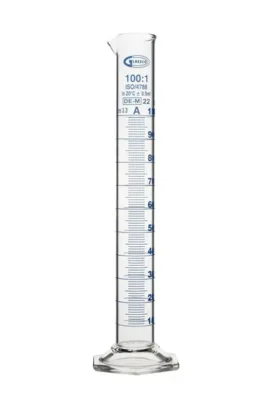 PROBETA GRADUADA DE VIDRIO DE 100 ML