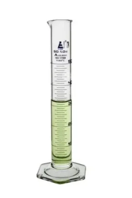 PROBETA GRADUADA DE VIDRIO DE 50 ML