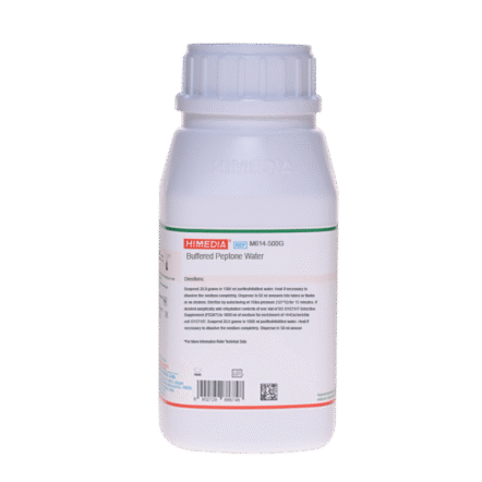 AGUA PEPTONADA TAMPONADA CON NACL X 500G - HIMEDIA - M1275