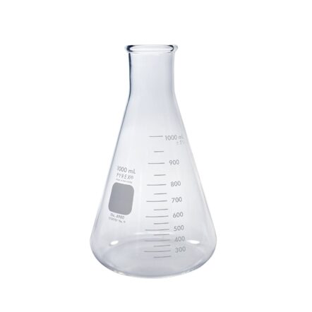 MATRAZ ERLENMEYER DE VIDRIO DE 1000 ML