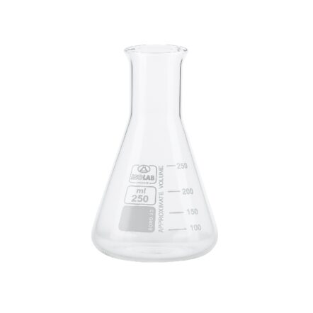MATRAZ ERLENMEYER DE VIDRIO DE 250 ML